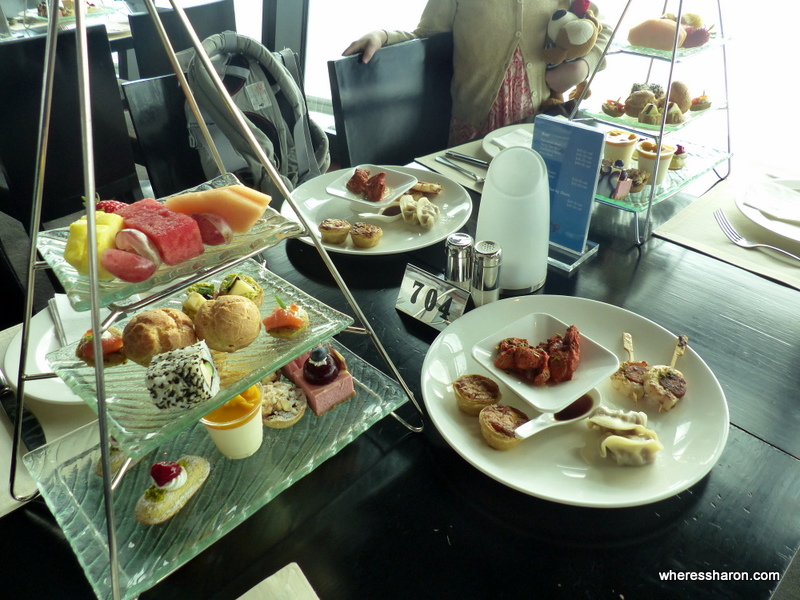 High Tea at the Macau Tower. The tower is one of the best places to visit in Macau.