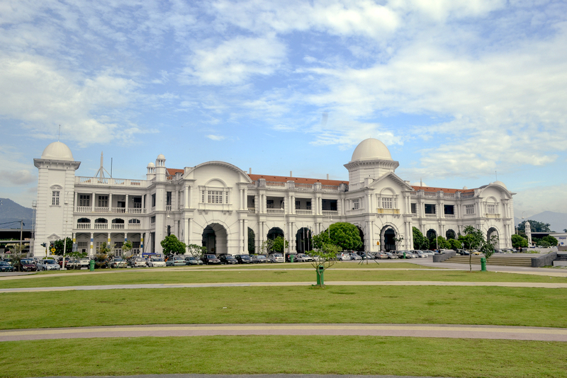 Ipoh's renowned Railway Station. An Ipoh place to visit to see some of the city's best colonial architecture.