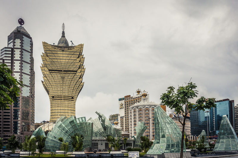 The Grand Lisboa Casino. Supplimenting the original Lisboa, the Grand Lisboa was one of the first of the new mega casinos/resorts. It's a clearly visible Macau point of interest from much of Macau of Taipa. 