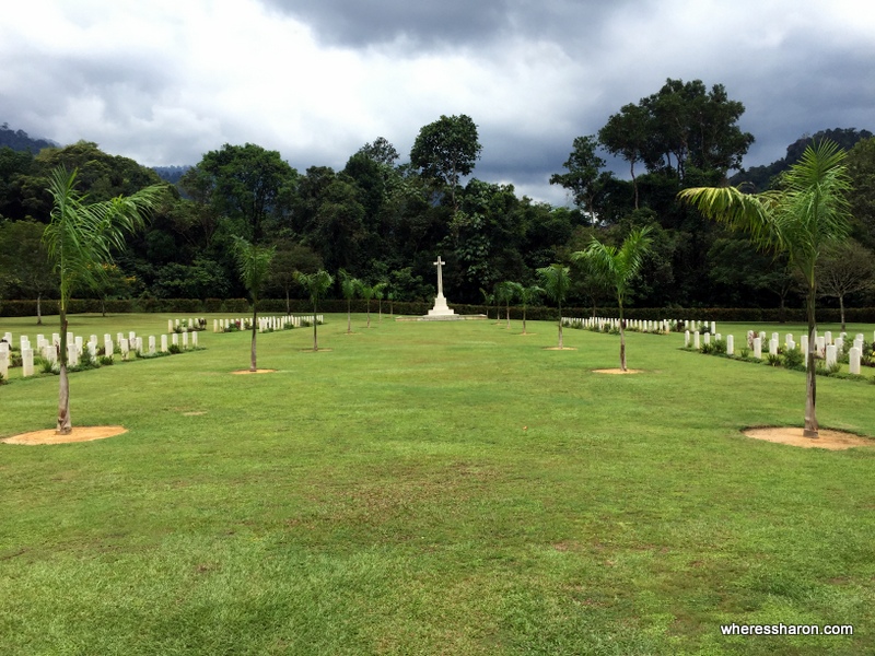 The Commonwealth War Cemetary at Taiping. 