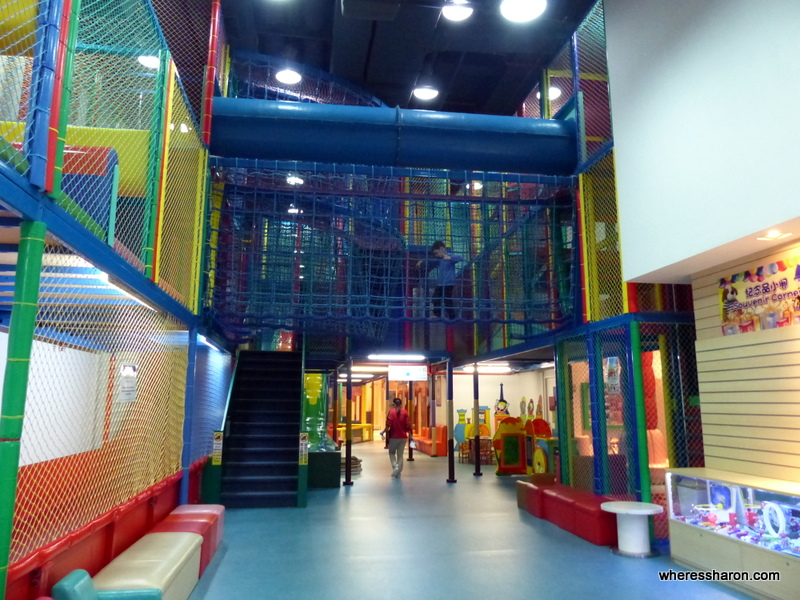 Some of the play equipment in Qube. If you're after things to do in Macau with family then a visit to Qube should be in the frame. Its a place all the family can enjoy together.