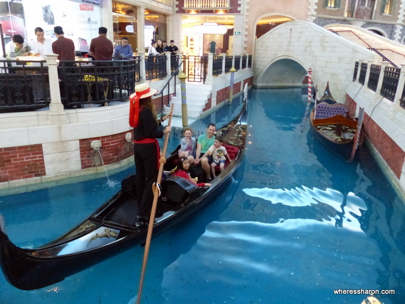 Gondola Ride at The Venetian