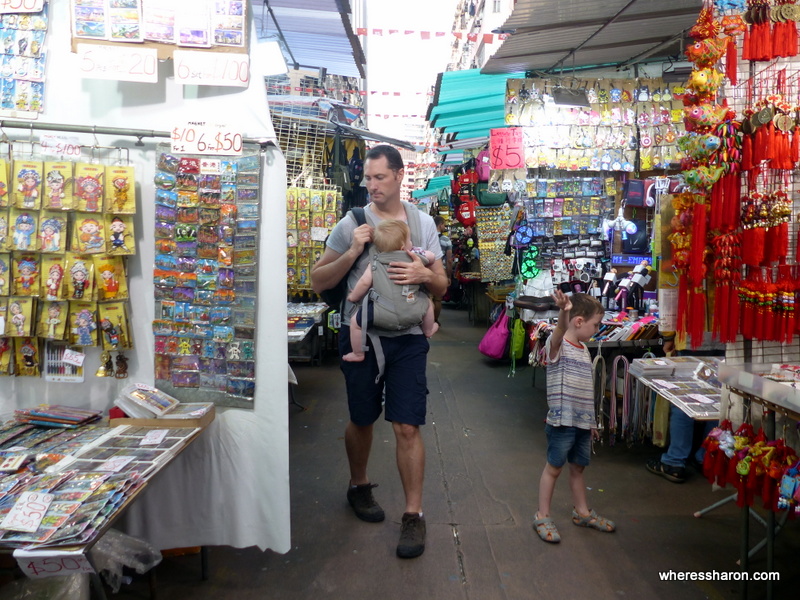 Temple Street Night Market kids activities hk