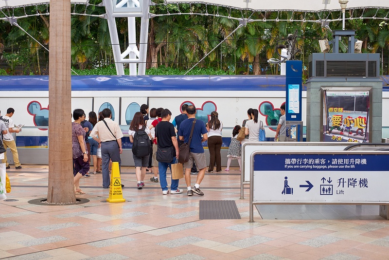 Hong Kong Disneyland train