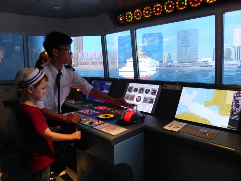 KM Koo Ship Bridge Simulator at Maritime Museum