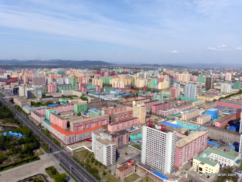 Pyongyang from Juche Tower