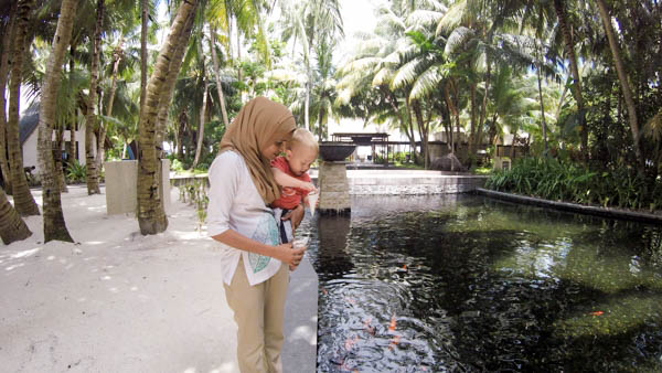 maldives travel with baby