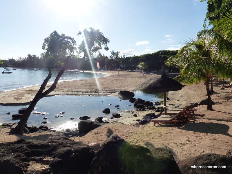 beach at Club med Albion Mauritius