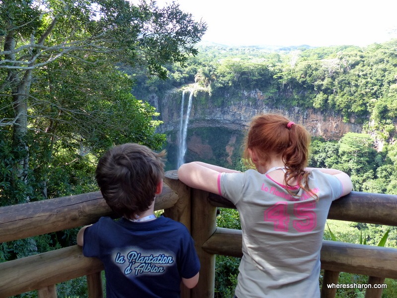 Charamel Waterfall places to visit in mauritius for honeymoon