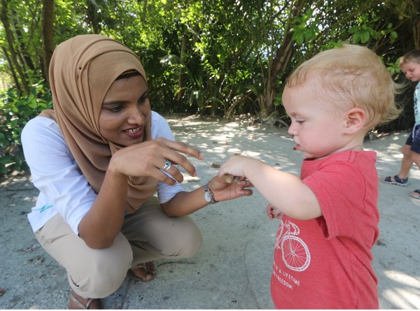 maldives travel with baby