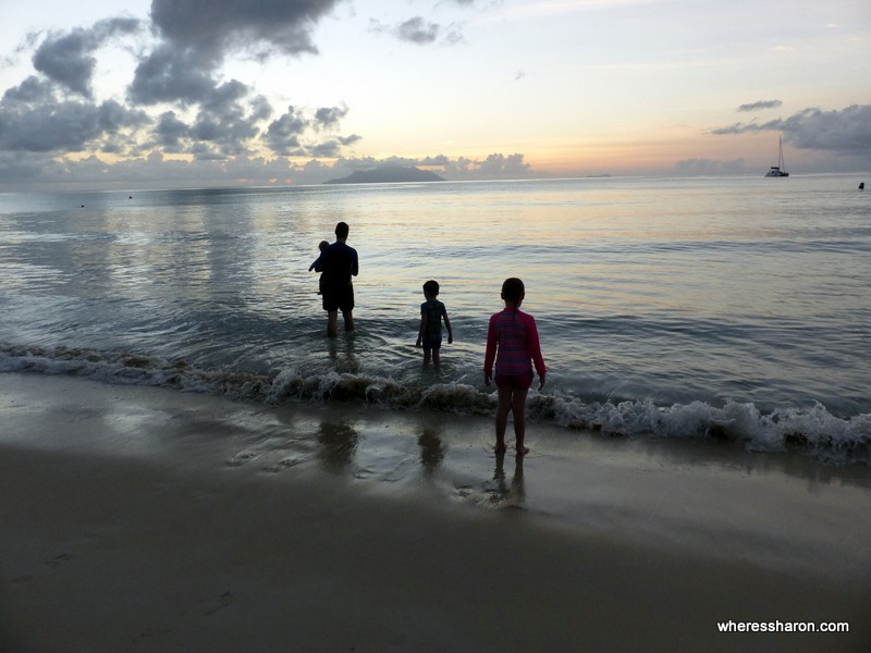 seychelles attractions activities beau vallon beach at sunset